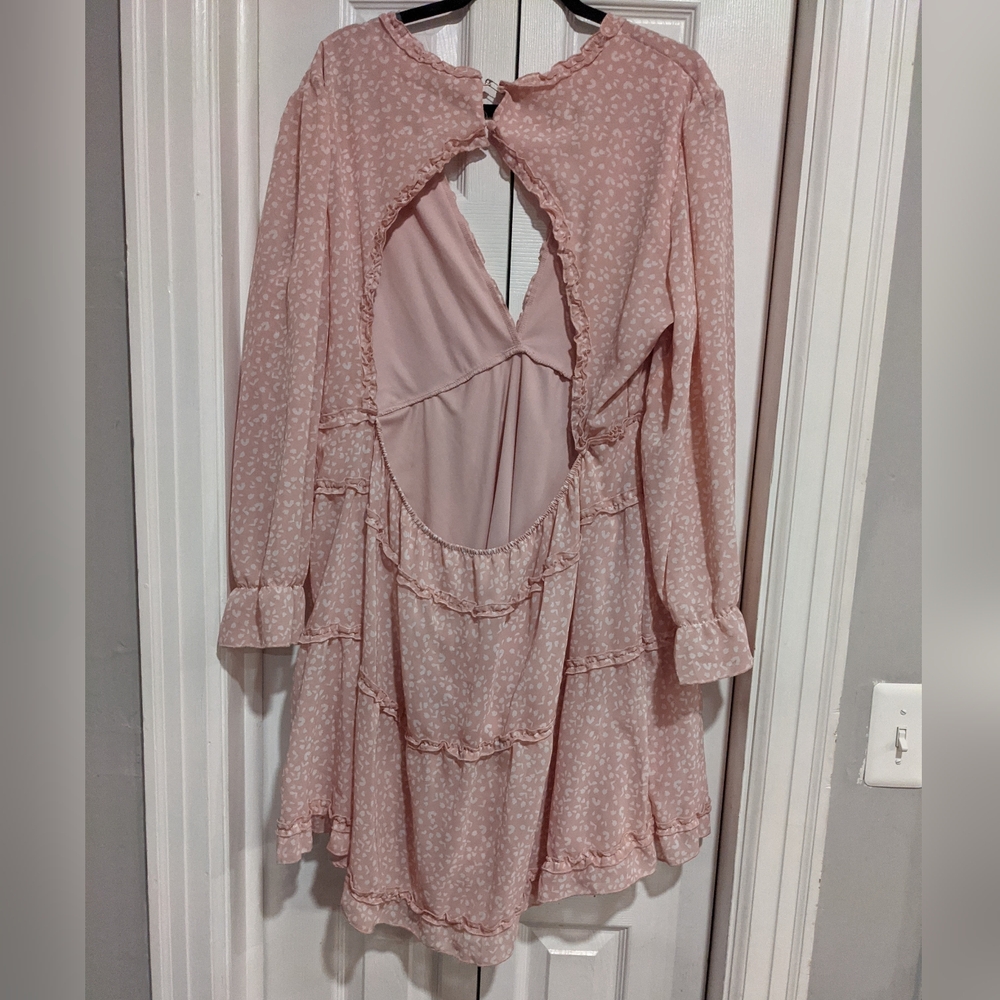 Rue+ Pink Ruffled Blouse - Picture 3 of 5